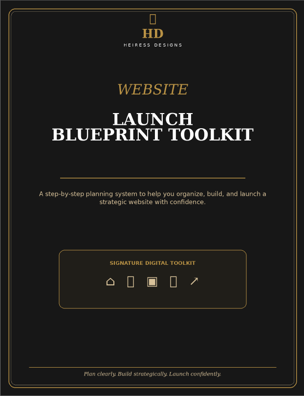 Website Launch Blueprint Toolkit
